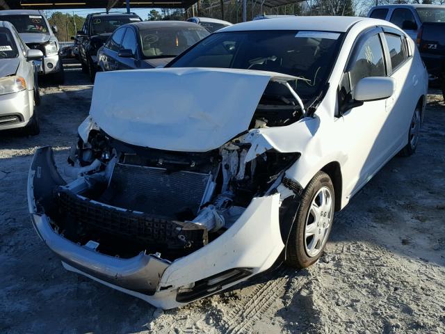 JHMZE2H54ES000355 - 2014 HONDA INSIGHT LX WHITE photo 9