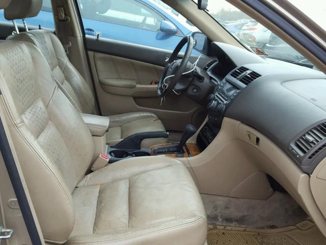 1HGCM66524A004902 - 2004 HONDA ACCORD EX GOLD photo 5