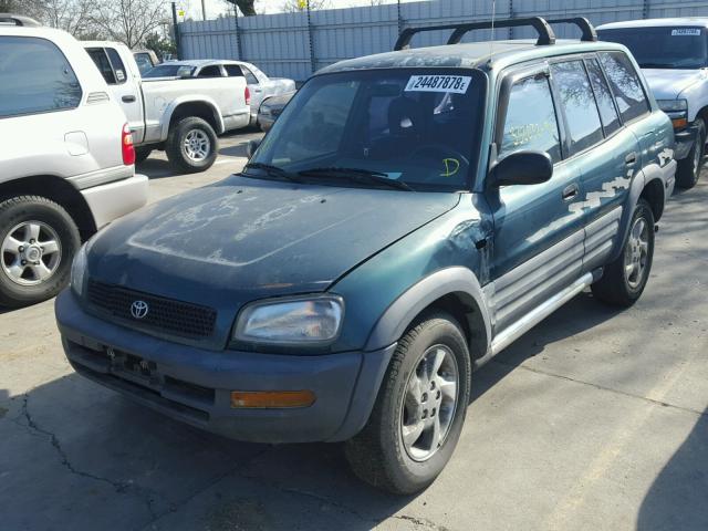 JT3HP10V1V0141266 - 1997 TOYOTA RAV4 GREEN photo 2