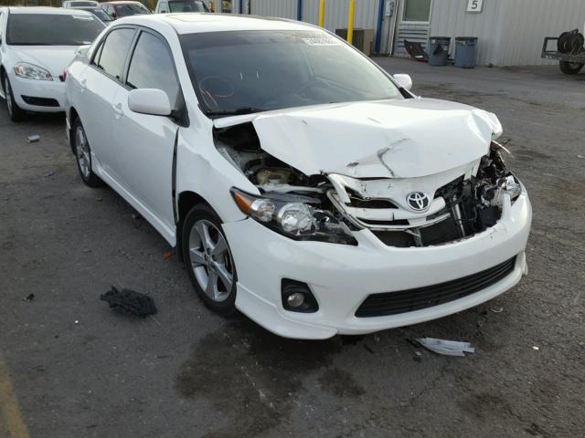 5YFBU4EE2CP057514 - 2012 TOYOTA COROLLA BA WHITE photo 1