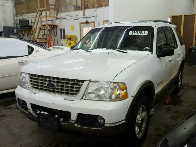 1FMZU74E12ZC18582 - 2002 FORD EXPLORER E WHITE photo 2