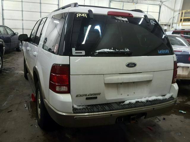 1FMZU74E12ZC18582 - 2002 FORD EXPLORER E WHITE photo 3