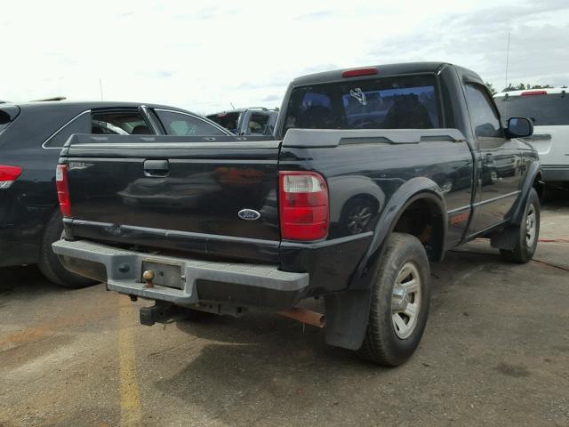 1FTYR10U81PB74277 - 2001 FORD RANGER BLACK photo 4