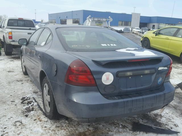 2G2WP552X61268987 - 2006 PONTIAC GRAND PRIX GRAY photo 3