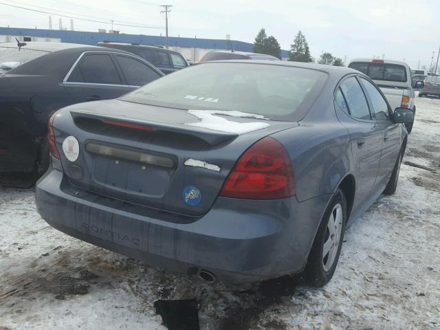 2G2WP552X61268987 - 2006 PONTIAC GRAND PRIX GRAY photo 4