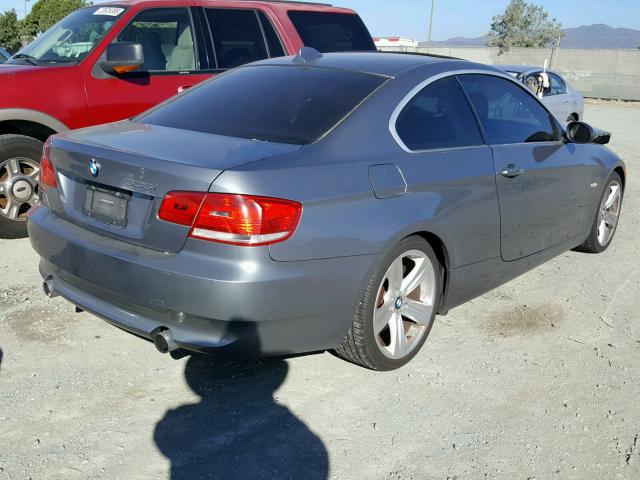 WBAWB73547P036079 - 2007 BMW 335 I GRAY photo 4