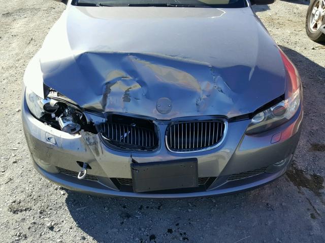 WBAWB73547P036079 - 2007 BMW 335 I GRAY photo 7