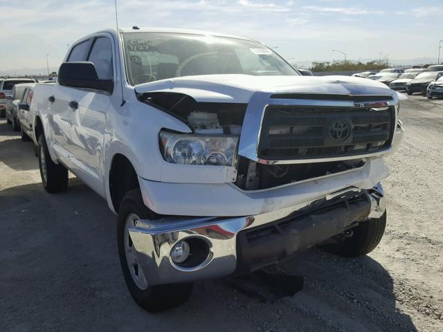 5TFDY5F16CX236039 - 2012 TOYOTA TUNDRA CRE WHITE photo 1