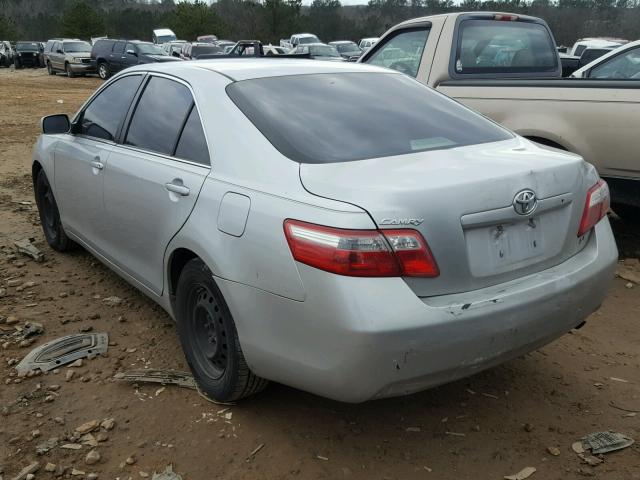 4T1BE46K97U092539 - 2007 TOYOTA CAMRY NEW SILVER photo 3