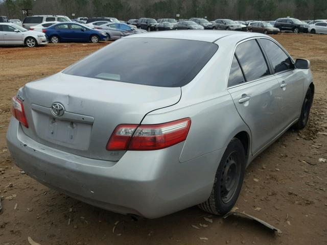 4T1BE46K97U092539 - 2007 TOYOTA CAMRY NEW SILVER photo 4