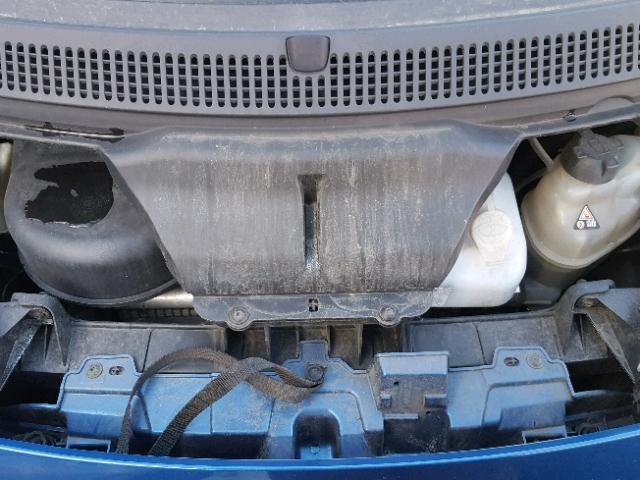 WMEEK31X08K149300 - 2008 SMART FORTWO PAS BLUE photo 7