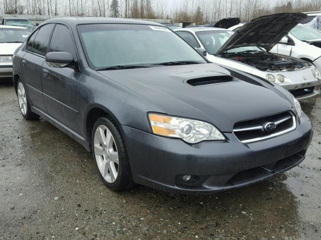 4S3BL676274200636 - 2007 SUBARU LEGACY GT BLACK photo 1