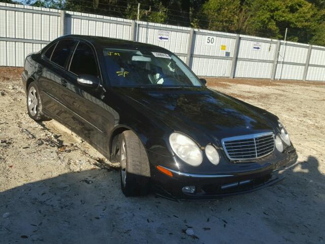 WDBUF70J74A413226 - 2004 MERCEDES-BENZ E 500 BLACK photo 1