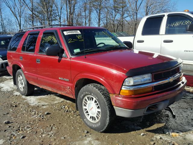 1GNDT13X93K117695 - 2003 CHEVROLET BLAZER RED photo 1