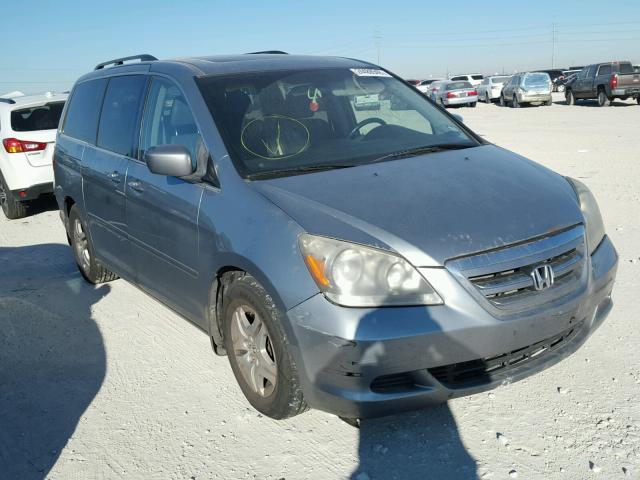 5FNRL38657B091304 - 2007 HONDA ODYSSEY EX SILVER photo 1