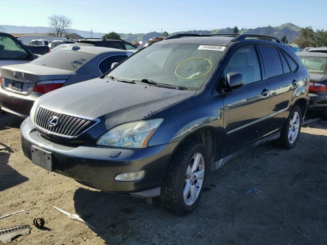 JTJGA31U060065208 - 2006 LEXUS RX 330 BLACK photo 2