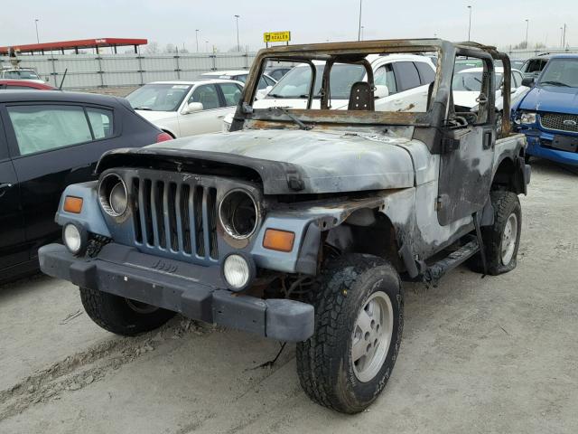 1J4FY19SXWP707145 - 1998 JEEP WRANGLER / BURN photo 2