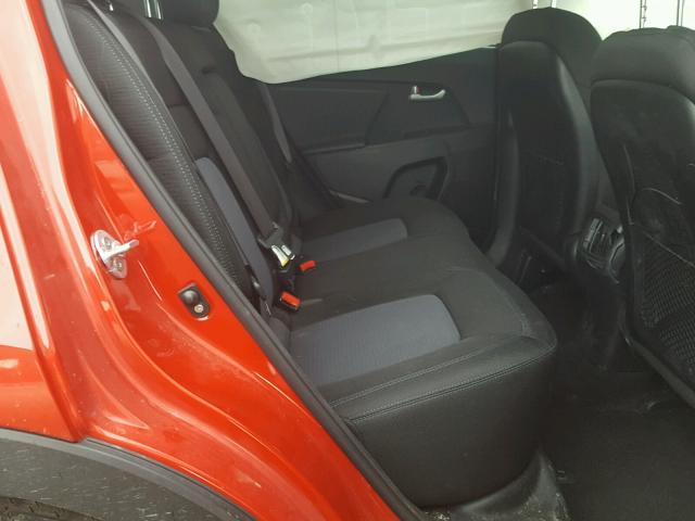 KNDPBCAC8F7746411 - 2015 KIA SPORTAGE L RED photo 6