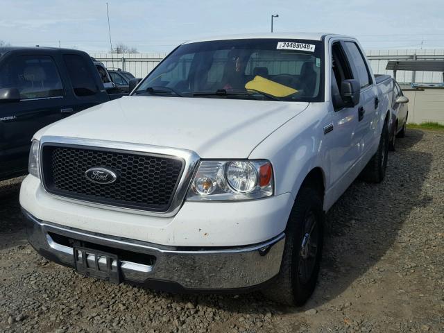 1FTRW12W67KC51987 - 2007 FORD F150 SUPER WHITE photo 2