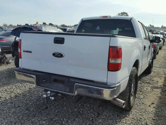 1FTRW12W67KC51987 - 2007 FORD F150 SUPER WHITE photo 4