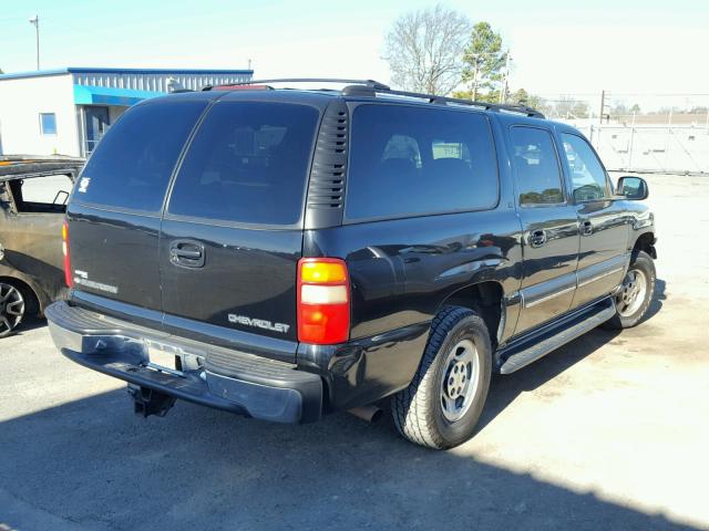 3GNEC16T61G221269 - 2001 CHEVROLET SUBURBAN C BLACK photo 4