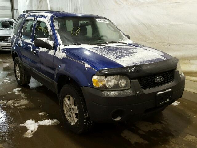 1FMYU92Z15KD28557 - 2005 FORD ESCAPE XLS BLUE photo 1