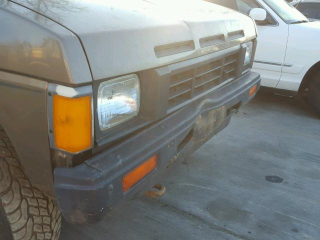 JN6ND11Y2GW004012 - 1986 NISSAN D21 SHORT BROWN photo 9