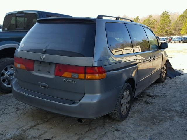 5FNRL18642B002139 - 2002 HONDA ODYSSEY EX GREEN photo 4