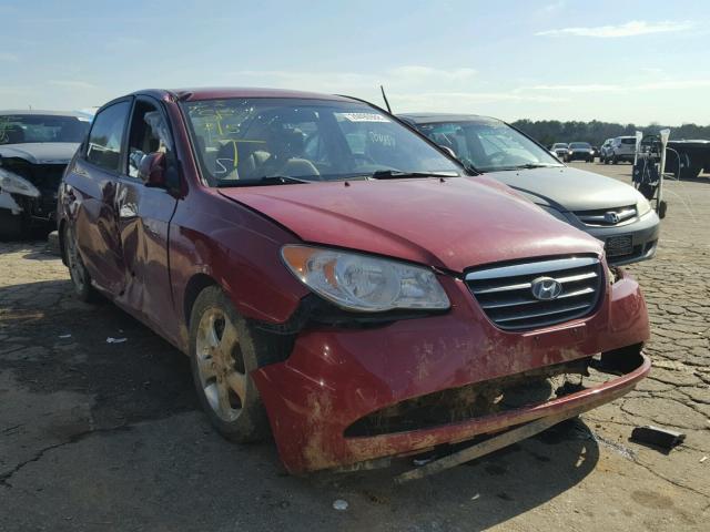 KMHDU46D87U155708 - 2007 HYUNDAI ELANTRA GL RED photo 1