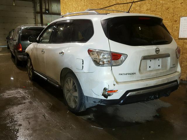 5N1AR2MM8DC680779 - 2013 NISSAN PATHFINDER WHITE photo 3