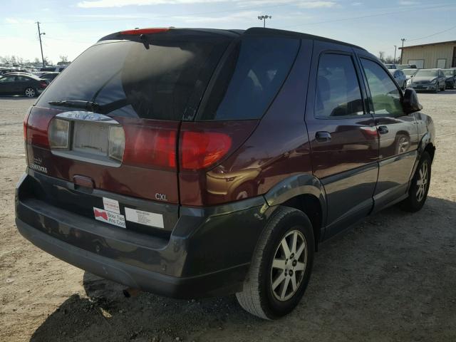 3G5DA03E94S520287 - 2004 BUICK RENDEZVOUS MAROON photo 4