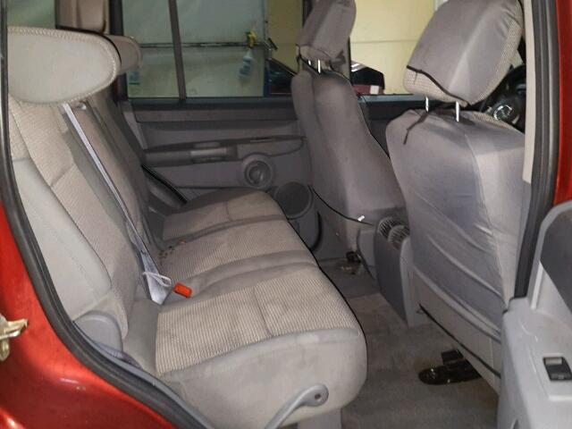 1J8HG48K17C604492 - 2007 JEEP COMMANDER მუქწითელი ფოტო 6