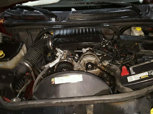 1J8HG48K17C604492 - 2007 JEEP COMMANDER მუქწითელი ფოტო 7