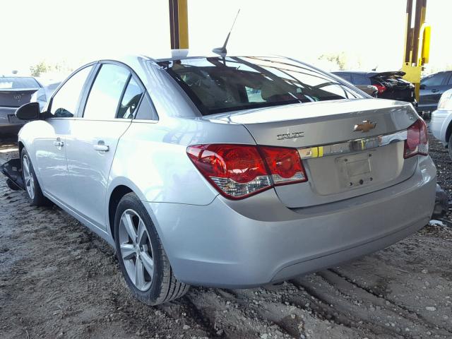 1G1PG5SC4C7179940 - 2012 CHEVROLET CRUZE LT SILVER photo 3