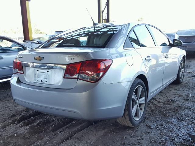 1G1PG5SC4C7179940 - 2012 CHEVROLET CRUZE LT SILVER photo 4