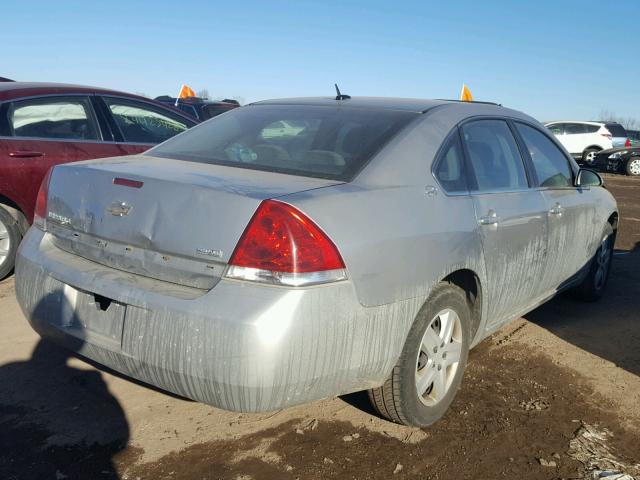 2G1WB58K389272740 - 2008 CHEVROLET IMPALA LS SILVER photo 4