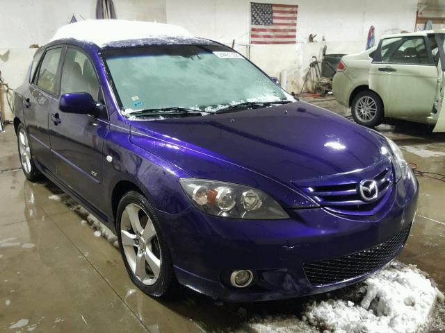 JM1BK343051254642 - 2005 MAZDA 3 HATCHBAC BLUE photo 1