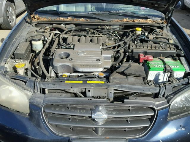 JN1CA31A01T112626 - 2001 NISSAN MAXIMA GXE BLUE photo 7