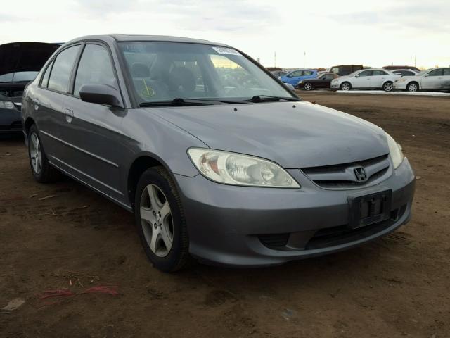 2HGES26754H601598 - 2004 HONDA CIVIC EX GRAY photo 1