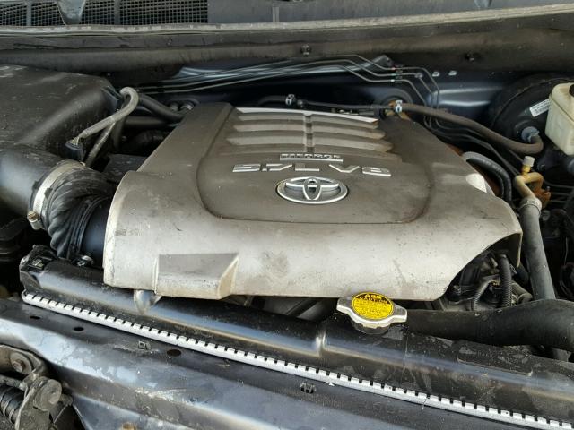 5TFEV54198X059462 - 2008 TOYOTA TUNDRA CRE CHARCOAL photo 7