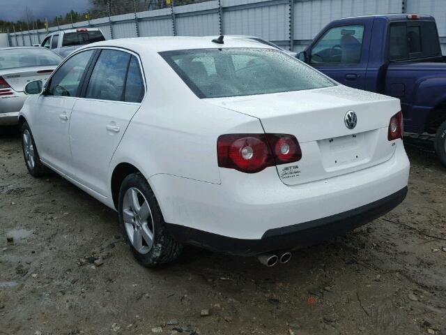 3VWRM71K09M056595 - 2009 VOLKSWAGEN JETTA SE WHITE photo 3