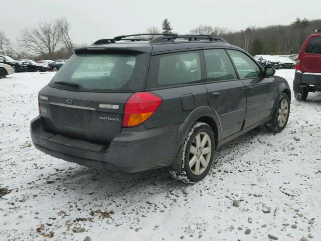 4S4BP62C277346272 - 2007 SUBARU LEGACY OUT GRAY photo 4