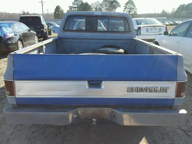 1GCDC14H7ES170219 - 1984 CHEVROLET C10 BLUE photo 6