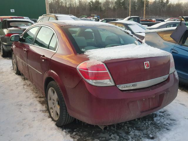 1G8ZS57N18F116083 - 2008 SATURN AURA MAROON photo 3