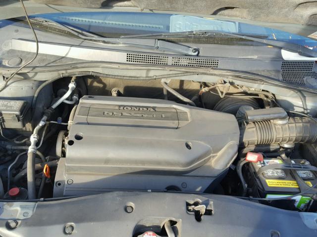 2HKRL18642H506045 - 2002 HONDA ODYSSEY EX GRAY photo 7