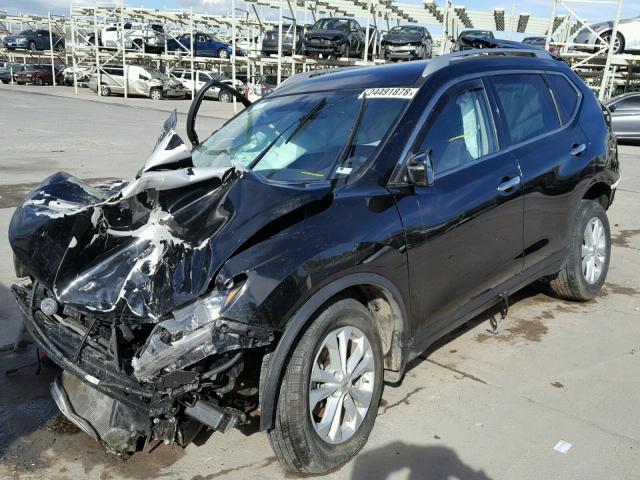 KNMAT2MV0FP586681 - 2015 NISSAN ROGUE S BLACK photo 2