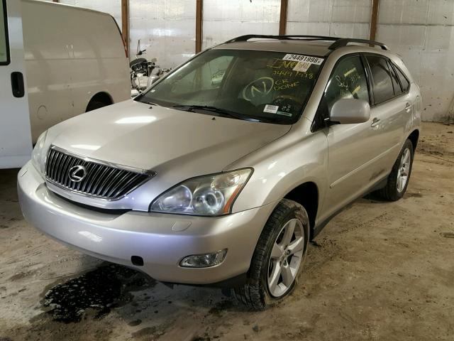 2T2HK31U87C043027 - 2007 LEXUS RX 350 SILVER photo 2