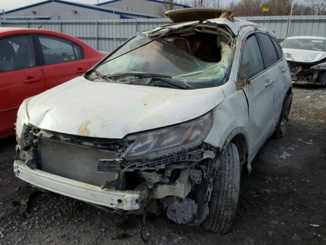 5J6RM4H50GL076601 - 2016 HONDA CR-V EX WHITE photo 2