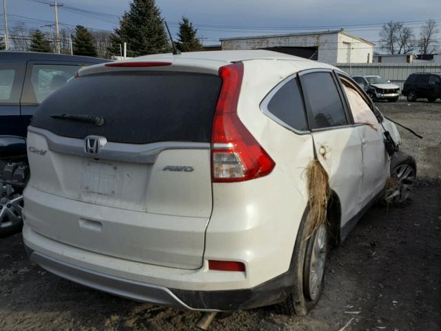 5J6RM4H50GL076601 - 2016 HONDA CR-V EX WHITE photo 4