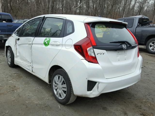 JHMGK5H56HS021780 - 2017 HONDA FIT LX أبيض صورة 3